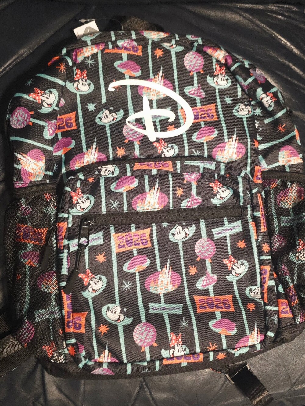 Disney Parks WDW 2026 Mickey & Minnie Mouse Backpack Bag